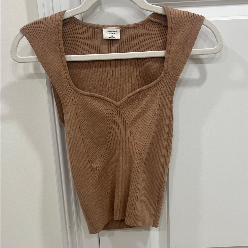 Abercrombie & Fitch Ribbed Knit Tank Top